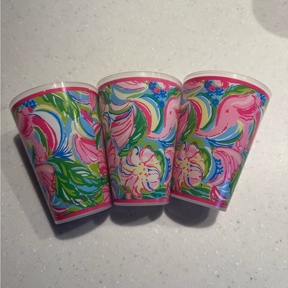 Lilly Pulitzer tailgate cups